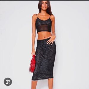 NEW! Tiger Mist Skirt and Top Set |Tiger Mist Fonda Cami and Skirt Set |Size: XS